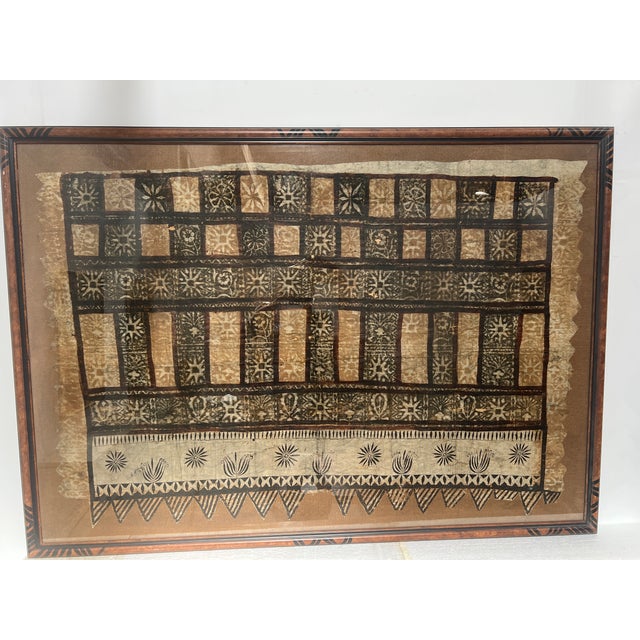 Large Decorative Panel with Polynesian Motif, 1900s For Sale - Image 12 of 12