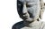 Antique Stone Buddha Statue Hand Carved 19th Century Tang Style For Sale - Image 11 of 17