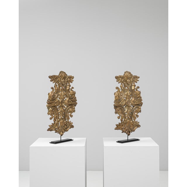 1820s French Brass Sculptures On Metal Stand - A Pair For Sale - Image 17 of 18