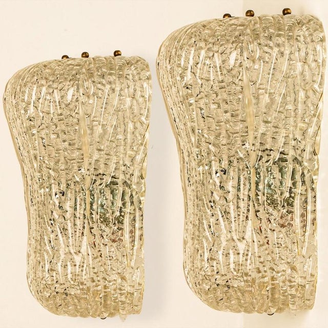 Glass Wall Sconces from Barovier & Toso, Italy, 1940s For Sale - Image 12 of 15