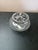 1980s Gorgeous Pair of Potpourri Squat Vases With Filigree Pewter Lids For Sale - Image 5 of 7