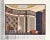 1931 French Art Deco Interior Room Design Print For Sale