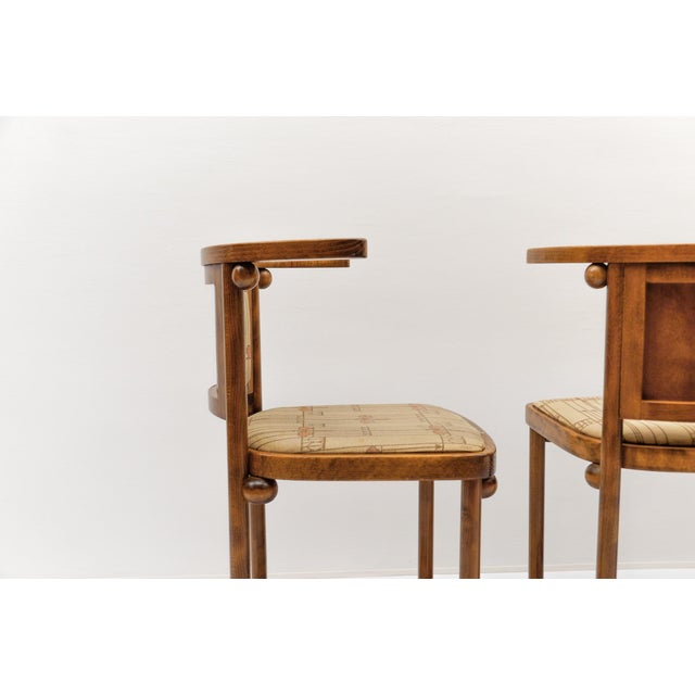 Fledermaus Chairs by Josef Hoffmann for Wittmann, 1960s, Set of 4 For Sale - Image 9 of 18