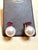 2020s 14 Mm Round South Sea Pearl & Ruby Cocktail Stud Earrings 18 Karat White Gold For Sale - Image 5 of 8
