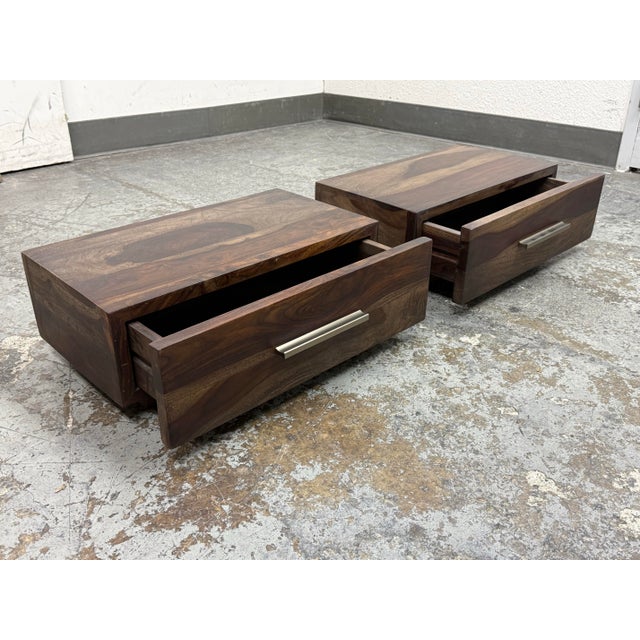 Sierra Living Concepts Sierra Nevada Nightstands, Pair For Sale - Image 4 of 12