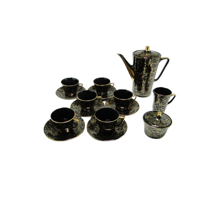 Coffee service made in Chodzież. It has the common name Iza. Made in the 70s. Preserved in very good condition. cups:...