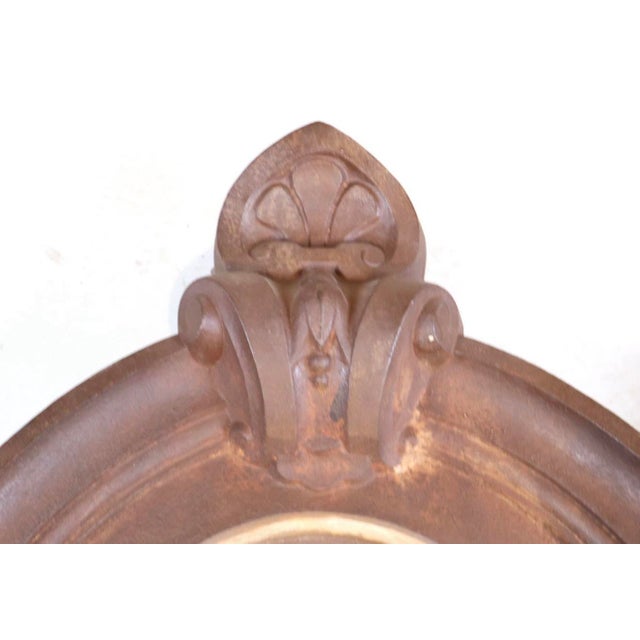 Probably French, 19th c. Cast iron, mirror plate glass In excellent condition, the frames’ naturally oxidized surface...