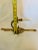 Brass Gilt Brass Tole Rope & Tassel Wall Sconce Salvaged From Foundry Showroom For Sale - Image 8 of 12