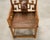 Pair of Chinese Ming Style Scholar's Armchairs With Marble Inset For Sale - Image 16 of 18