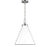 Chapman & Myers by Visual Comfort Studio Wellfleet Medium Cone Pendant, Matte White & Polished Nickel For Sale