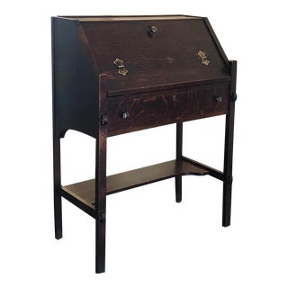 Antique Drop Front Secretary Desk For Sale