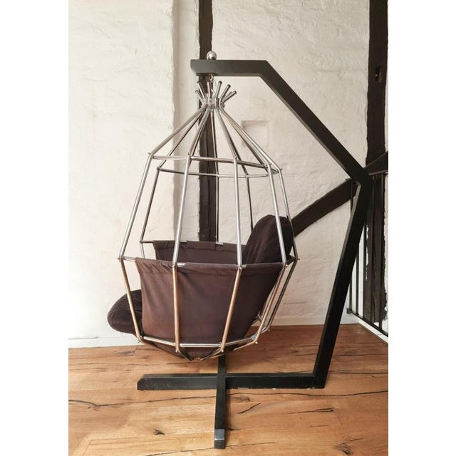 Mid-Century Modern Mid-Century Scandinavian Modern Papegojan Chair, Sweden, 1970s For Sale - Image 3 of 9