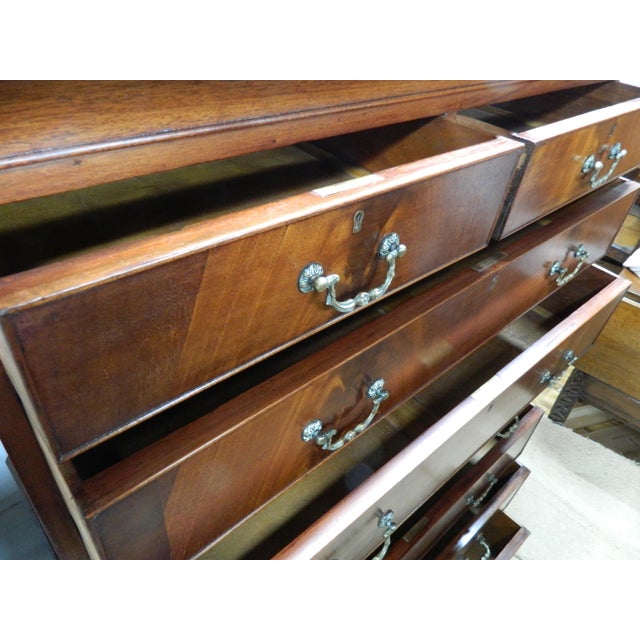 Antique Edwardian Mahogany Chest, 1890s For Sale - Image 18 of 18