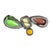 Vintage Multi-Coloured Glass Abstract Brooch from Giorgio Armani, 1990s For Sale - Image 9 of 10