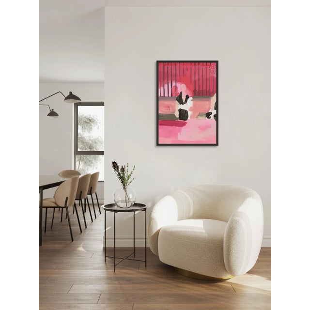 Contemporary More than you'll ever know by Lucia Jones in Black Frame, Large Art Print For Sale - Image 3 of 3