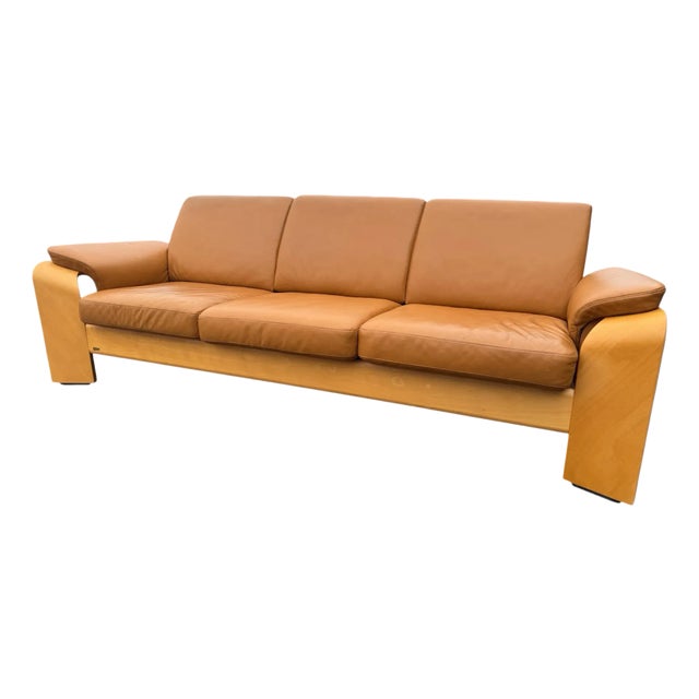 Ekornes Stressless Pegasus 3 Seat Sofa Chairish