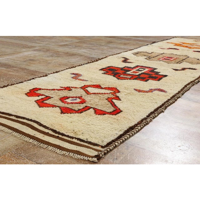Textile Vintage Tribal Kurdish Rug Runner - 02'11 X 10'06 For Sale - Image 7 of 9