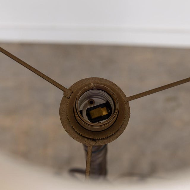Metal 1940s French Iron Floor Lamp For Sale - Image 7 of 12
