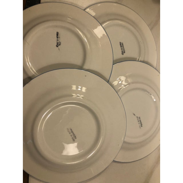 Italian Ceramiche Floral Decorative Plates (Set of 4) For Sale - Image 6 of 8