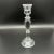 Vintage Crystal Candlestick Holders a Pair For Sale - Image 4 of 7
