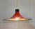 Mid-Century Space Age Red Pendant, Italy, 1970s For Sale - Image 10 of 11