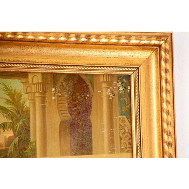 Paper Orientalist Gravure Scene of Turkish Women Dancing in the Harem, Luigi Crosio For Sale - Image 7 of 13