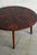 Brown Mid 20th Century Danish Modern Rosewood Round Coffee Table in Style of h.w. Klein For Sale - Image 8 of 8