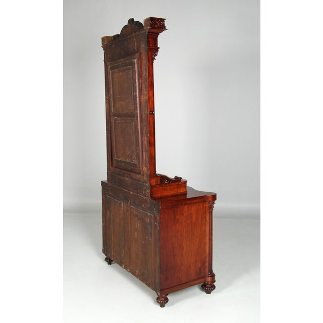 Mid 19th Century Chest of Drawers with Mirror Top, 1850s For Sale - Image 14 of 16