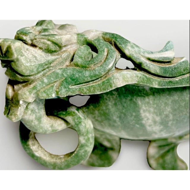 Chinese Spinach Jade Incense Burner, Marriage Bowl For Sale - Image 3 of 5