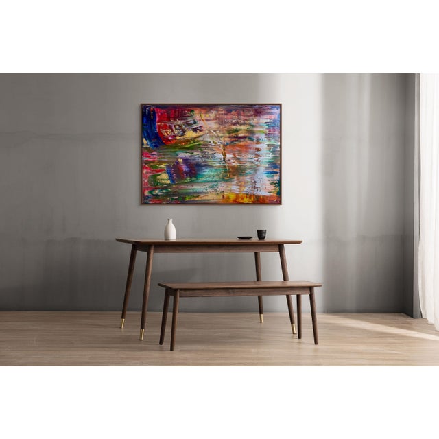 This artwork will be shipped rolled in a dent-resistant tube. Robert Niesse is a contemporary German abstract artist,...