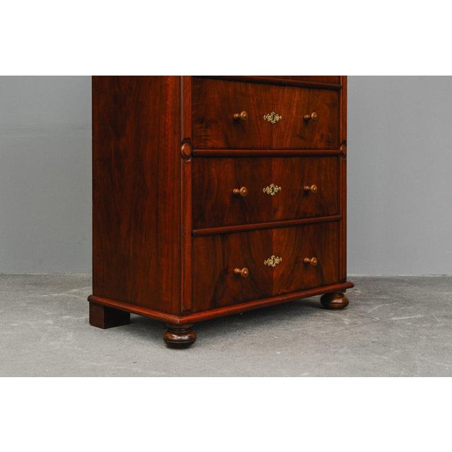Antique Chest of Drawers in Walnut, 1800s For Sale - Image 11 of 18
