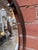 Vintage Oval Iron Frame Wall Mirror With Hanging Loop For Sale - Image 9 of 10