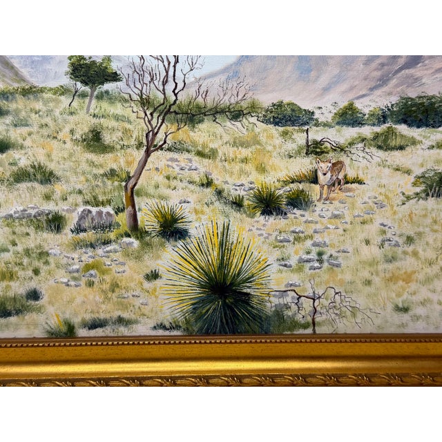 Realism Realism Southwestern Landscape Chisum Trail New Mexico Signed Oil Painting Dated 2002 Signed For Sale - Image 3 of 18