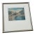 Vintage Framed Signed Wallace Antique Signed Nutting Hand Colored Photo Museum Glass For Sale