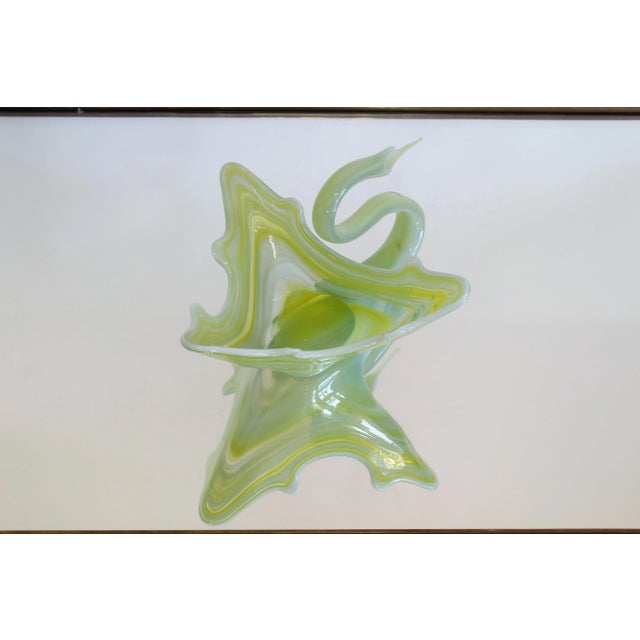 Vintage Glass Swan Bowl For Sale In Miami - Image 6 of 7