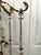 Vintage French Louis XVI Gilded Brass & Crystal Luminaire/Chandelier For Sale - Image 12 of 18