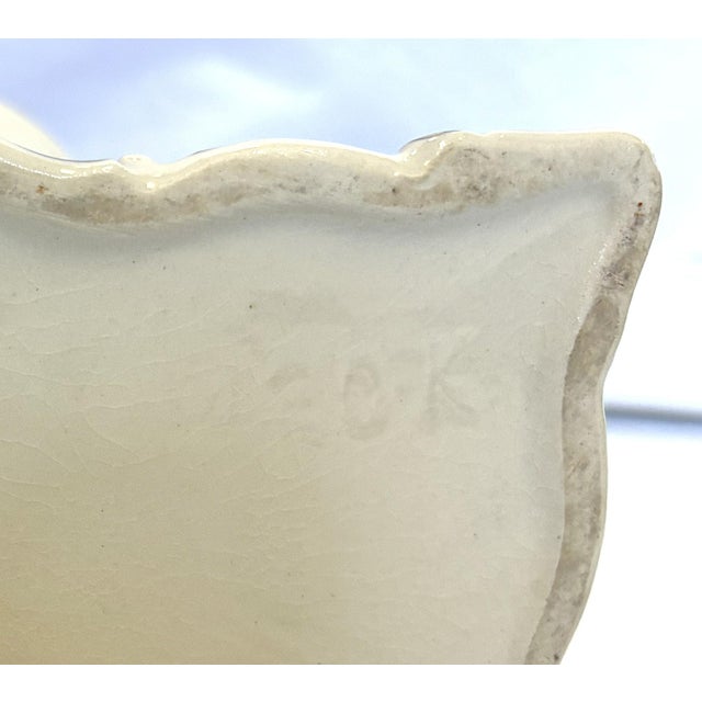 Mid 20th Century Porcelain Cornucopia Vases With French Belle Epoque Design- A Pair For Sale - Image 17 of 17