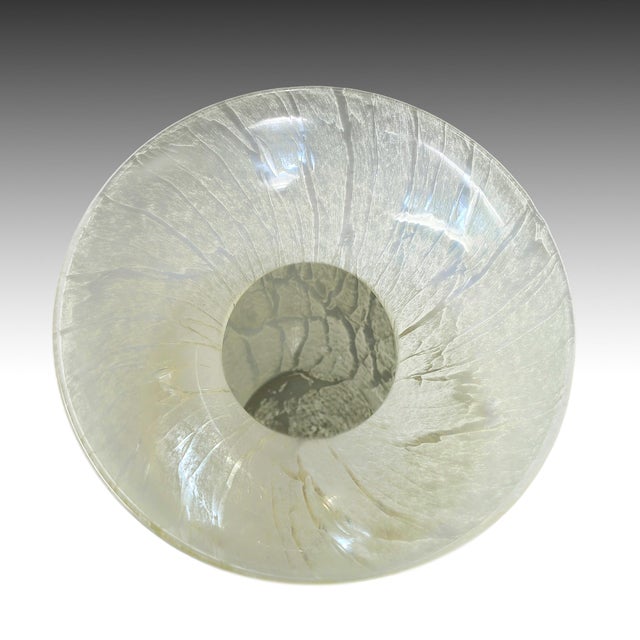Vintage Italian Handcrafted Vase in Murano Glass by Maestro Del Vetro, 1970s For Sale - Image 6 of 7