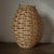 Contemporary Late 20th Century Two’s Company Oval Rattan Lantern With Leather Look Handle and Glass Insert For Sale - Image 3 of 4