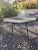 Vintage Wrought Iron Outdoor Sculptura Octagon Patio Table, Attributed For Sale - Image 9 of 9