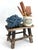 Natural Blue Coral specimen with a cut and polished base to protect surfaces. Each piece is cleaned and trimmed from its...