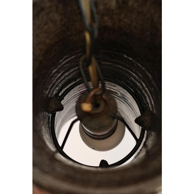 Large Diabolo Ceramic Pendant Light, 1960s For Sale - Image 9 of 11