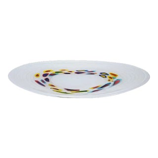 Vintage Murano Glass Plate by Anzolo Fuga for AVeM, 1950s For Sale