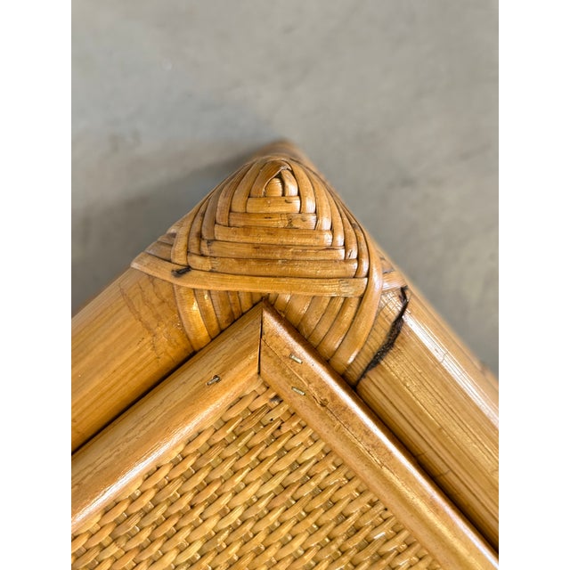 Bamboo Desk in the style of Vivai Del Sud, 1970s For Sale - Image 10 of 12