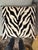 Textile Woven Zebra Print Pillow Solid Reverse Side For Sale - Image 7 of 8