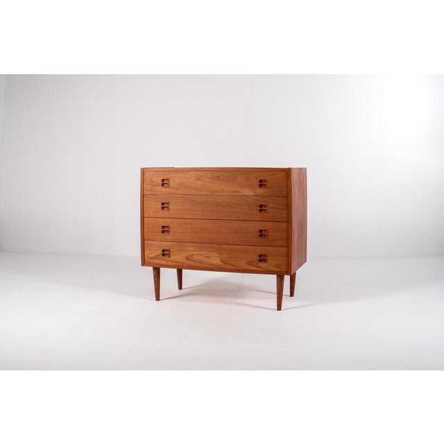 Mid-Century Danish Teak Chest of Drawers, 1960s For Sale - Image 4 of 13
