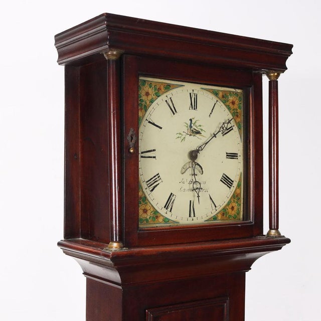 Empire Pendulum Clock in Mahogany For Sale - Image 4 of 14