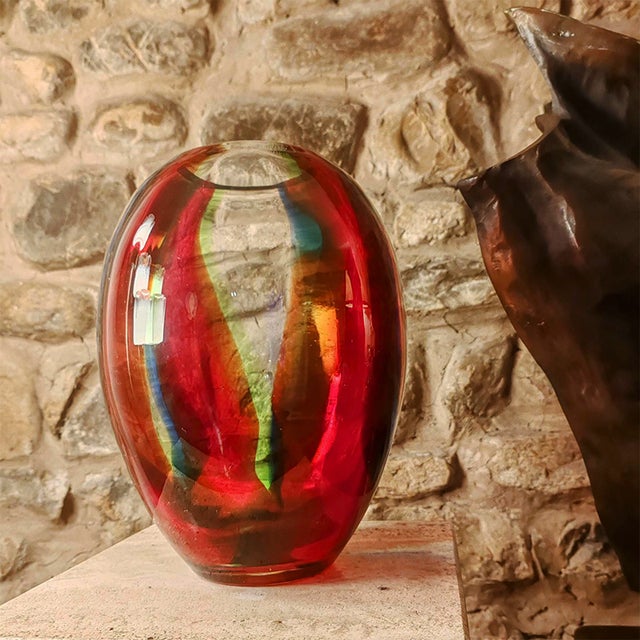 Vase in Murano Glass, Italy, 1970s For Sale - Image 4 of 7