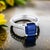 Natural Sapphire Diamond Ring 14k W Gold 3.18 TCW Certified, , Size 7 For Sale - Image 13 of 18