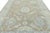 Modern Hand-Knotted Oushak Style Wool Rug in Muted Taupe, Soft Blue, and Seafoam For Sale - Image 12 of 12